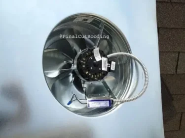 cool your hot attic with a power fan
