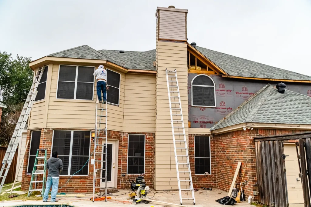 exterior panting and siding