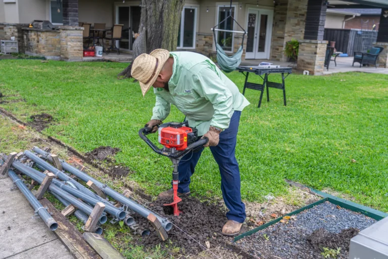 Construction for Fence Building