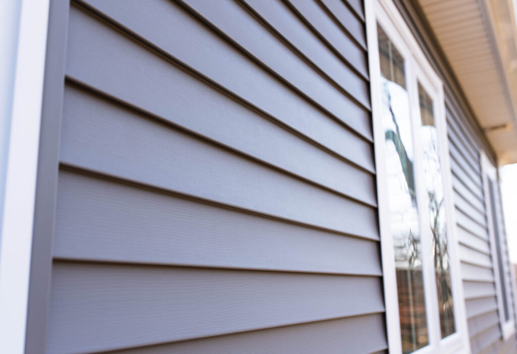 Closeup - Vinyl Siding Windows
